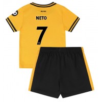 Wolves Pedro Neto #7 Hjemmedraktsett Barn 2024-25 Kortermet (+ Korte bukser)